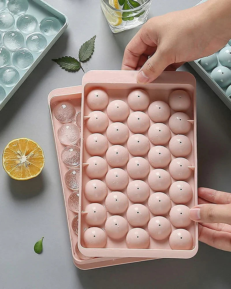 Buy 1 Get 1 Free Offer 2 Imported Round Balls Ice Cubes Tray for Slow-Melt and Prolonged Cooling