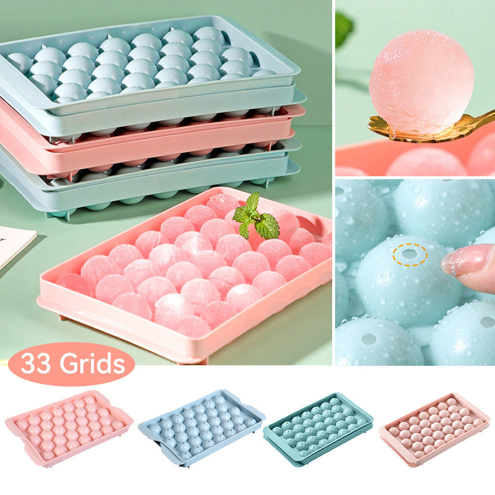 Buy 1 Get 1 Free Offer 2 Imported Round Balls Ice Cubes Tray for Slow-Melt and Prolonged Cooling