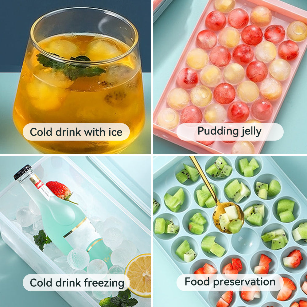 Buy 1 Get 1 Free Offer 2 Imported Round Balls Ice Cubes Tray for Slow-Melt and Prolonged Cooling