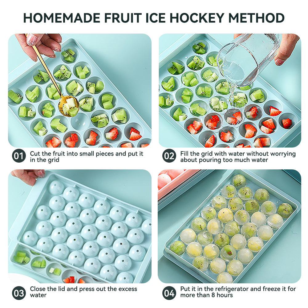 Buy 1 Get 1 Free Offer 2 Imported Round Balls Ice Cubes Tray for Slow-Melt and Prolonged Cooling